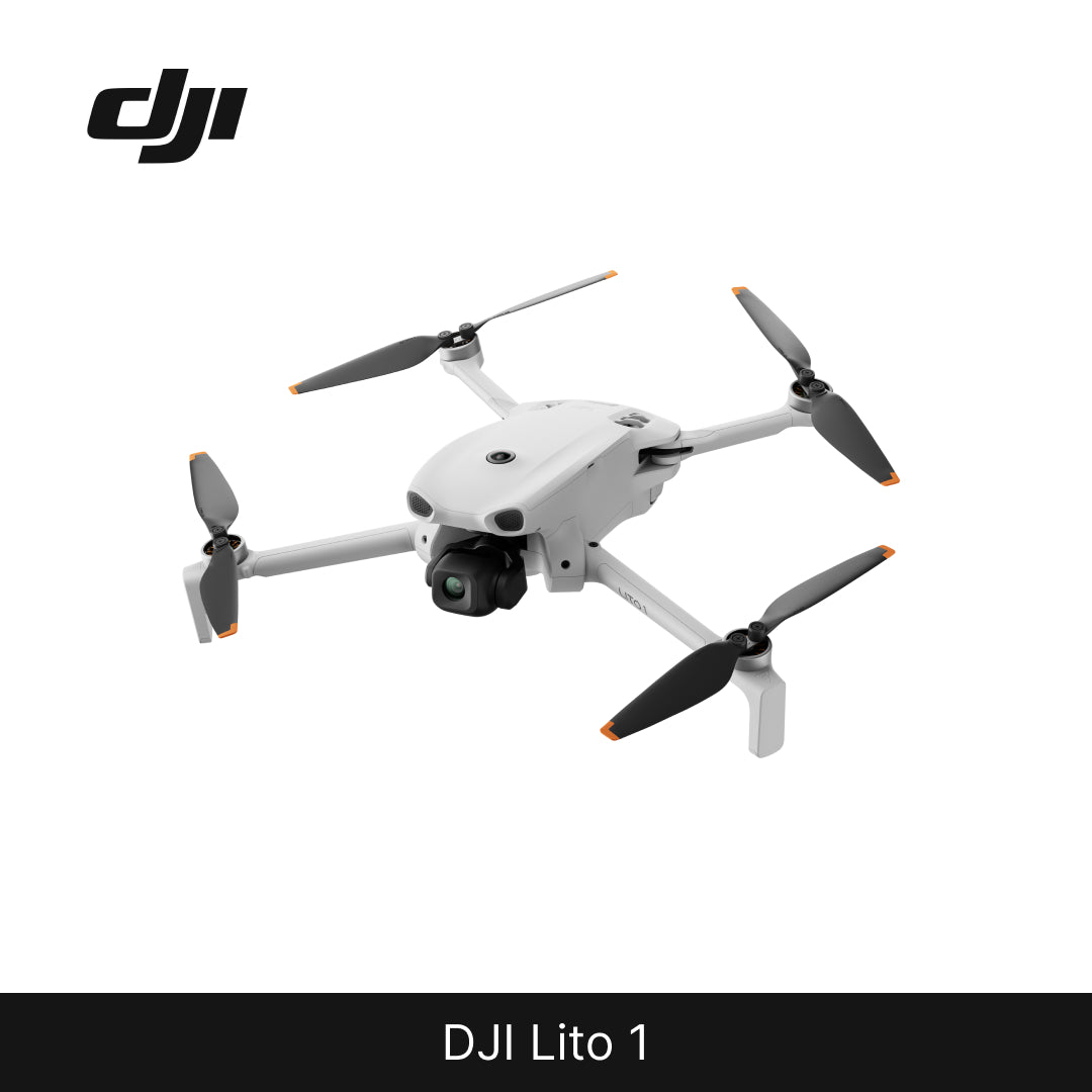 DJI Lito 1 drone on a white background with DJI logo.