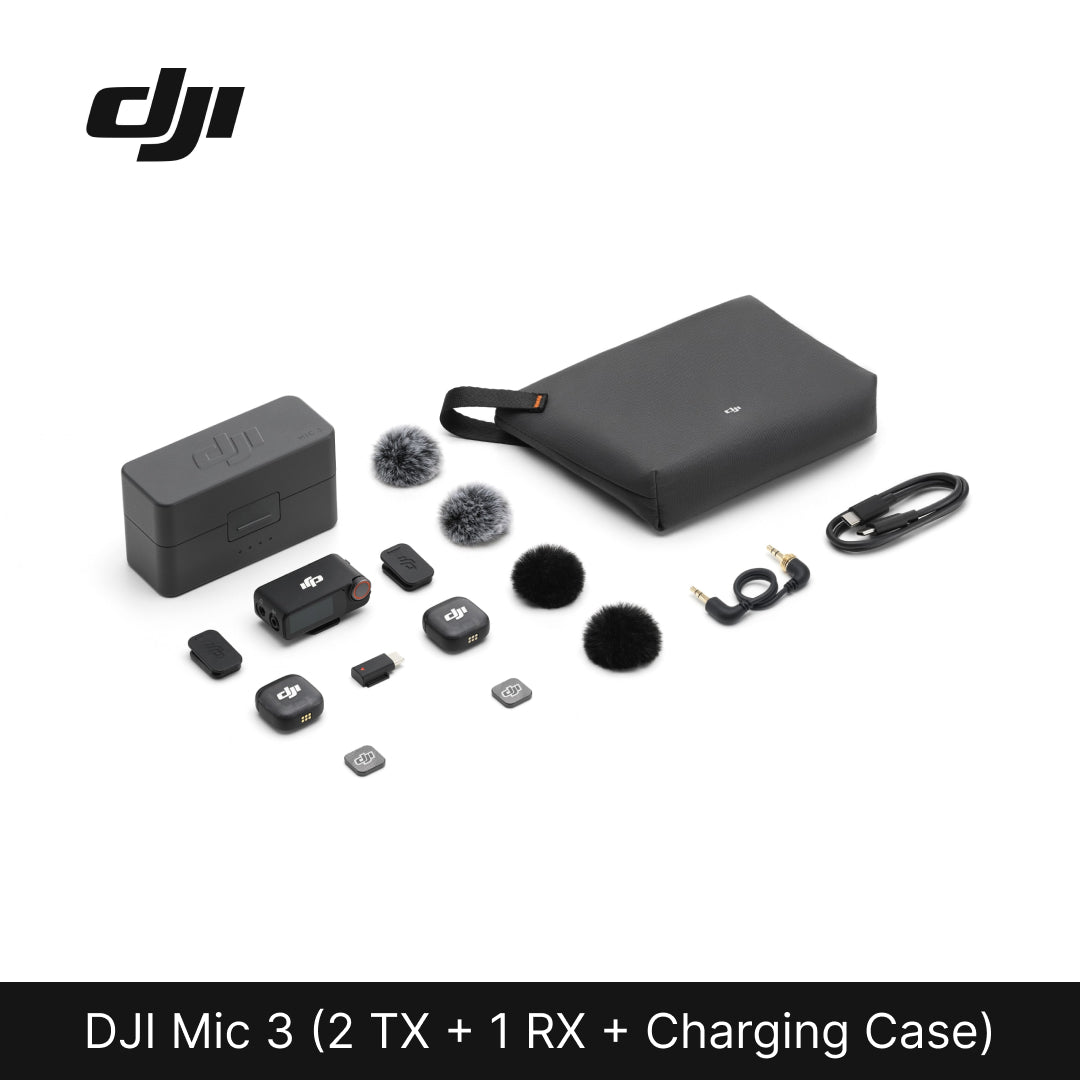 DJI Mic 3 Dual Wireless Transmission System | Singapore – Red Dot
