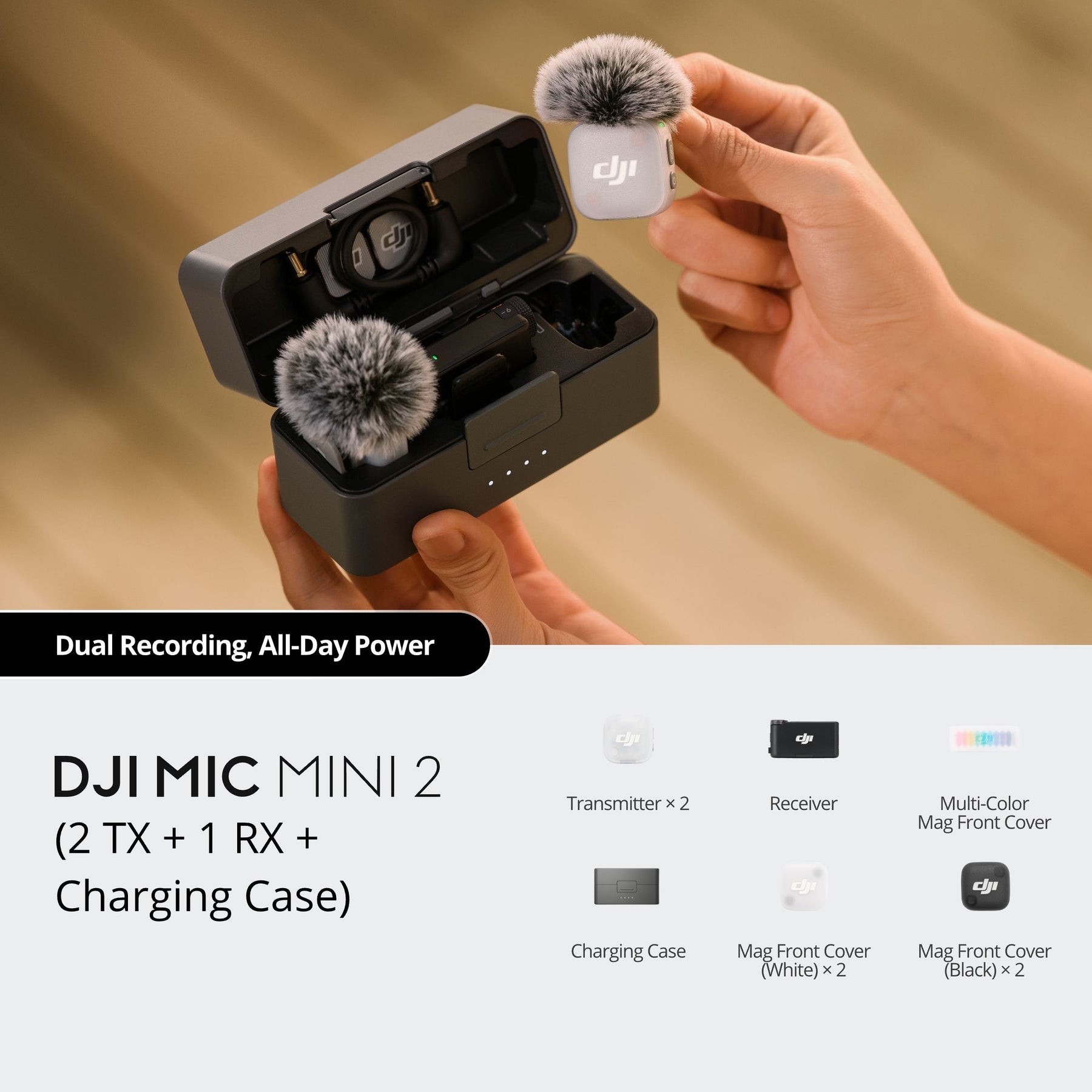 DJI Mic Mini 2 – Mini Wireless Microphone – Red Dot Photo