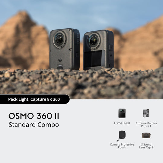 DJI Osmo 360 II Standard Combo with texts