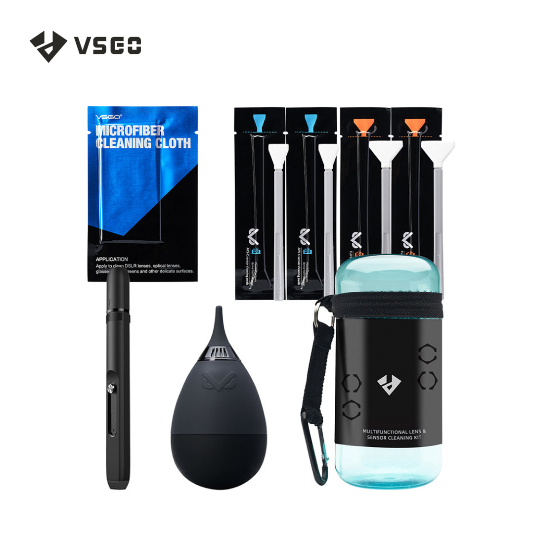 VSGO Dual Purpose Lens & Sensor Cleaning Kit with DDA-10 Air Blower VS-A7E