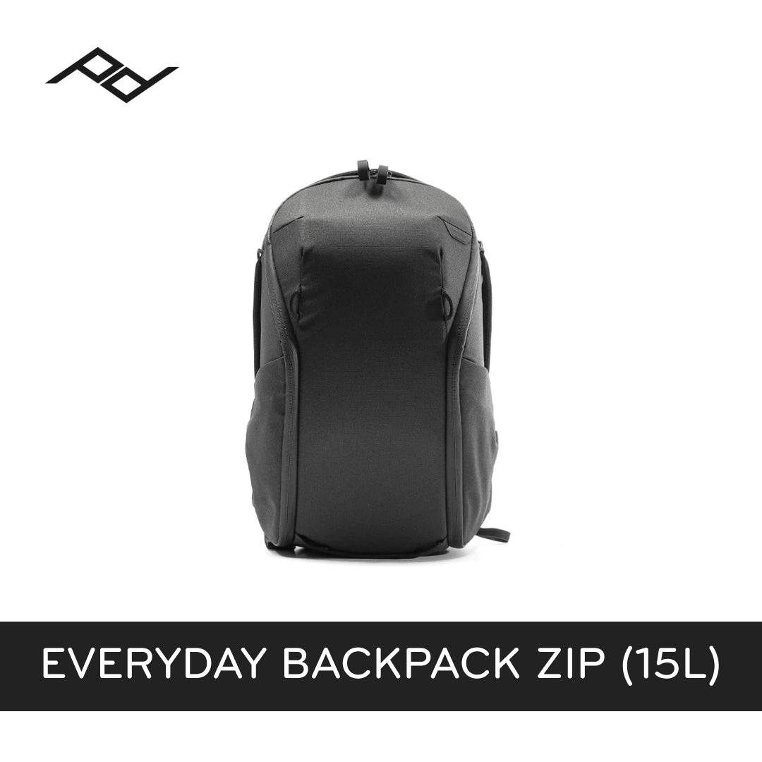 (Same Day Delivery)Peak Design Everyday Backpack Zip 15L (Black, Bone, Ash, Midnight)