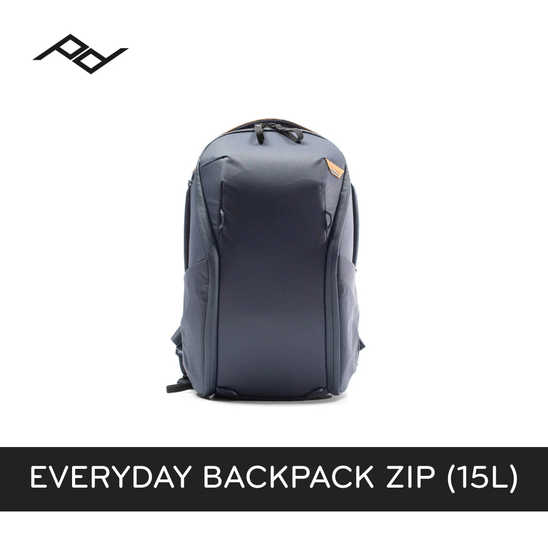 (Same Day Delivery)Peak Design Everyday Backpack Zip 15L (Black, Bone, Ash, Midnight)