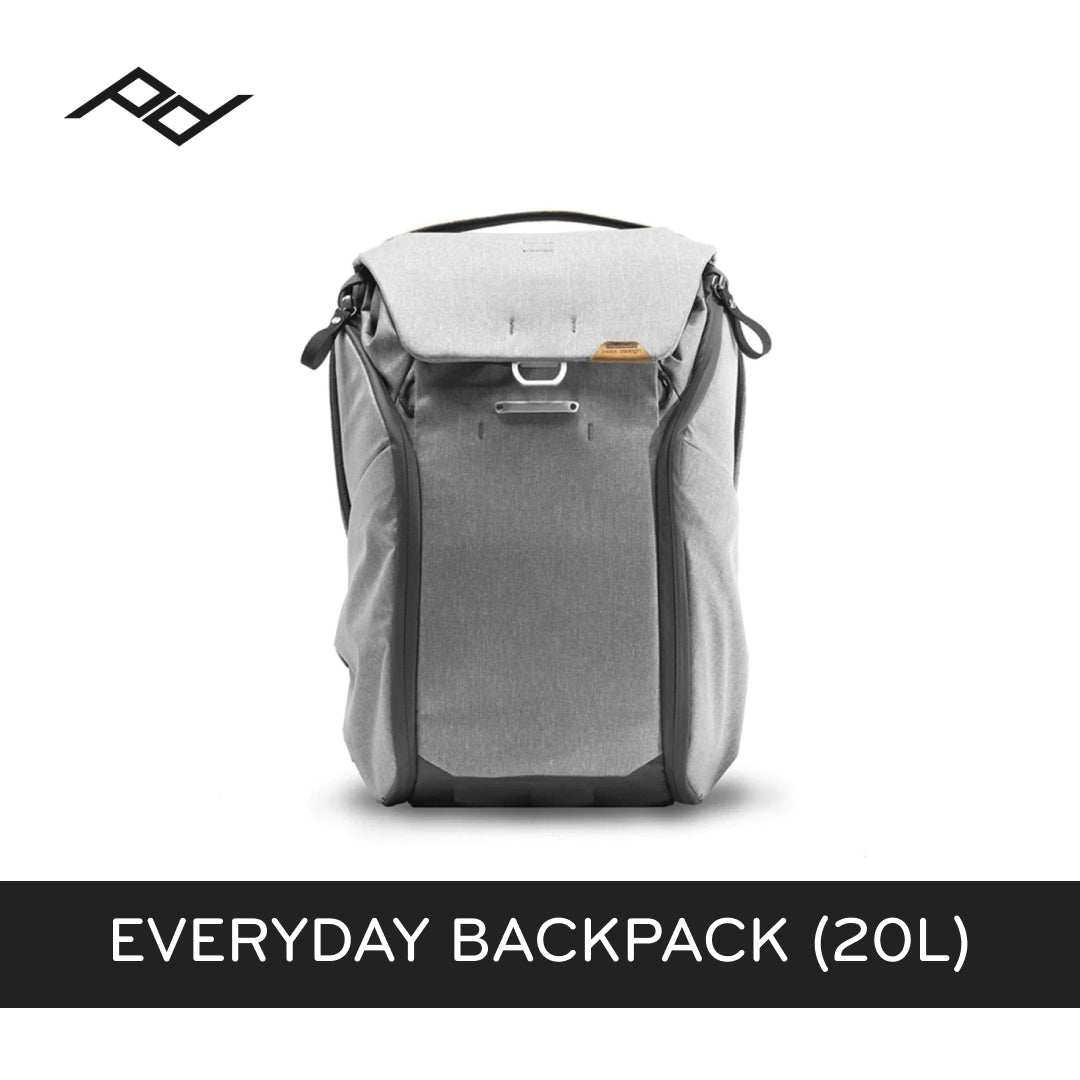 (Same Day Delivery)Peak Design Everyday Backpack 20L V2 (Black, Charcoal, Ash, Midnight)