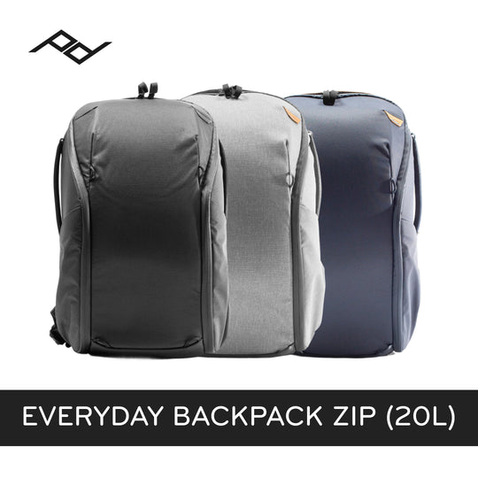 (Same Day Delivery)Peak Design Everyday Backpack Zip 20L (Black, Ash, Midnight)