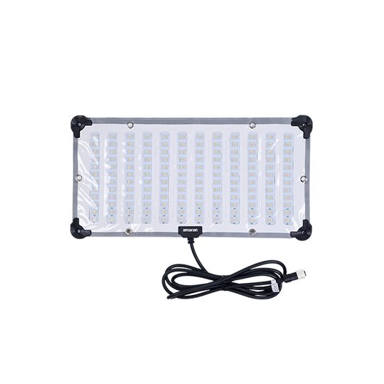 amaran F21x 双色 LED 垫柔性灯带网格（V 型安装，60 厘米 x 30 厘米）