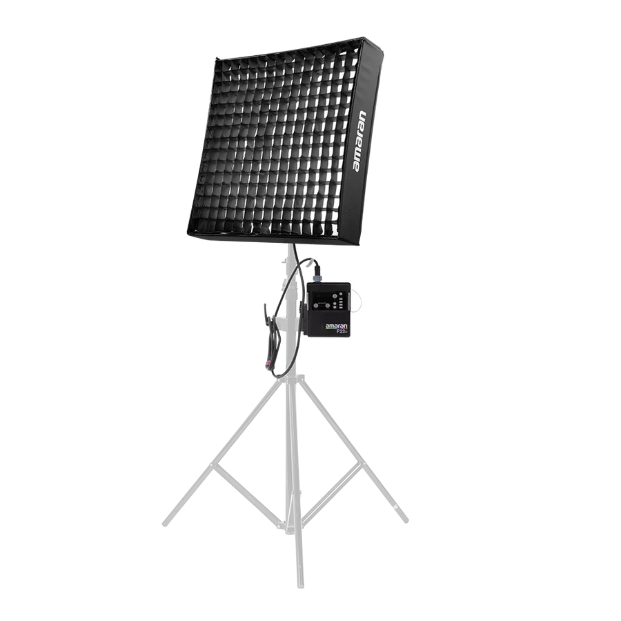 amaran F22c RGBWW LED 垫柔性灯带网格（V 型安装，60 厘米 x 60 厘米）aputure f22c