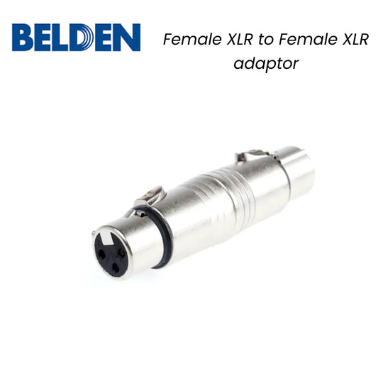 Belden Neutrik 母头 XLR 到母头 XLR 适配器连接器 NA3FF