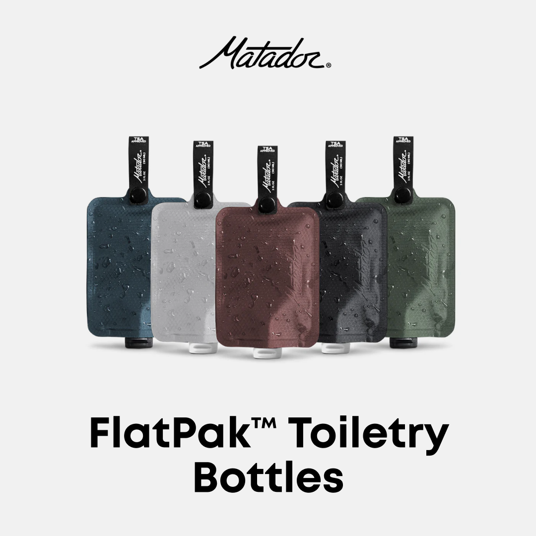 FlatPak 洗漱用品瓶（3 件装）- 多色