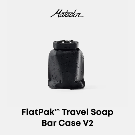 Matador FlatPak™ Travel Soap Bar Case
with matador logo on a white background