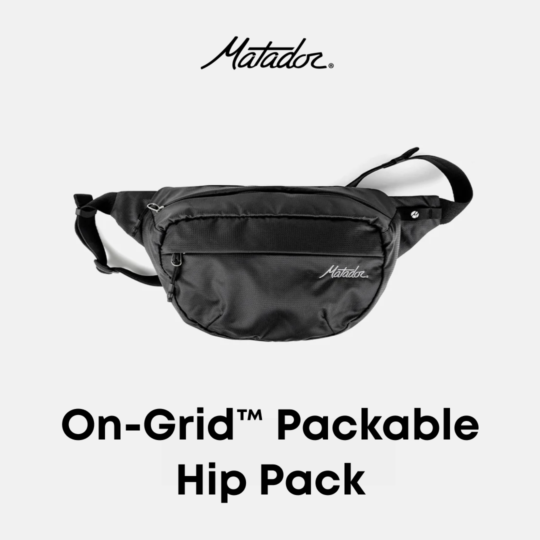 Matador On-Grid Hip Pack - Charcoal MATOGHP01BK
