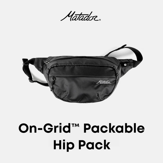 Matador On-Grid Hip Pack - Charcoal MATOGHP01BK
