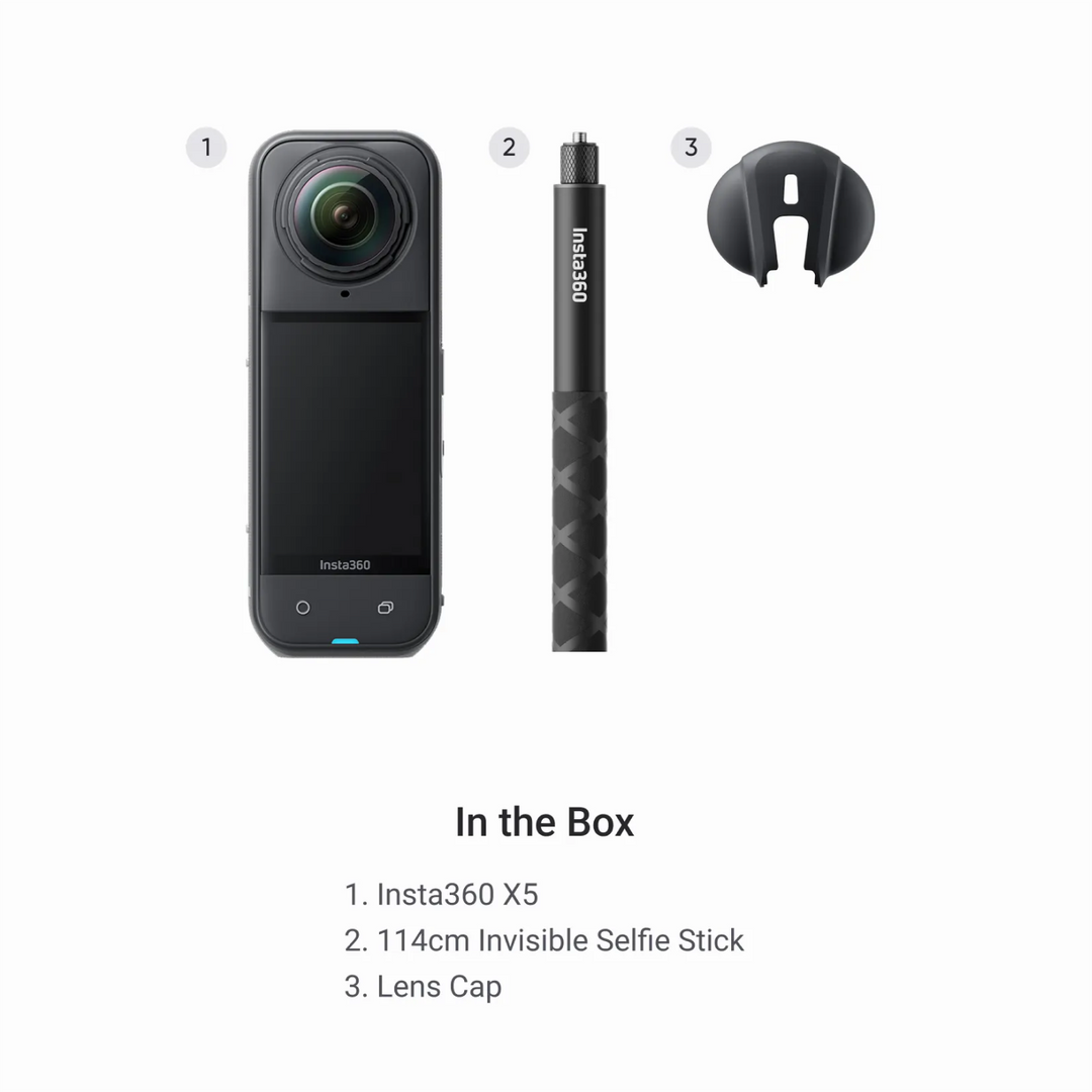 Insta360 X5 - 8K30fps 360 Action Camera