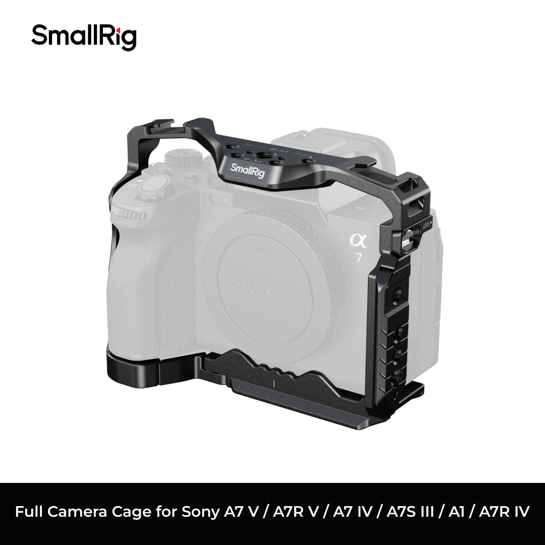 SmallRig Full camera cage for sony A7V on a white background