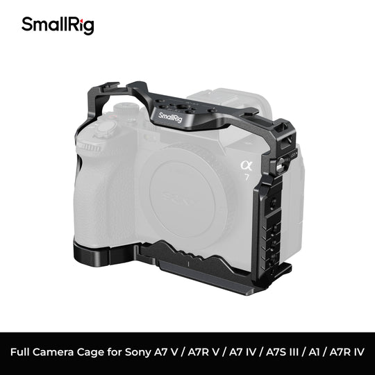 SmallRig Full camera cage for sony A7V on a white background