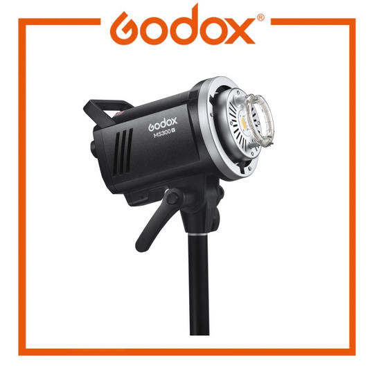 Godox MS300-V Studio Flash Monolight with Godox logo on a white background 