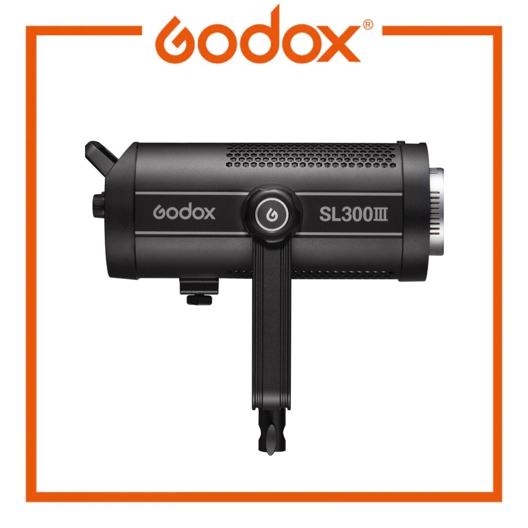 Godox SL300III studio light on a white background with Godox branding.
