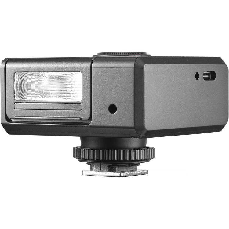 Godox Camera flash unit on a white background
