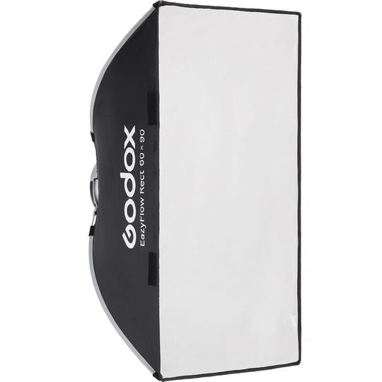 Godox EasyFlow Rect 40x90 softbox light modifier with black and white design on a white background