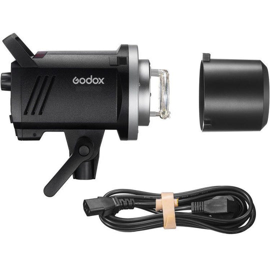 Godox MS300-V Studio Flash Monolight with cable cord on a white background