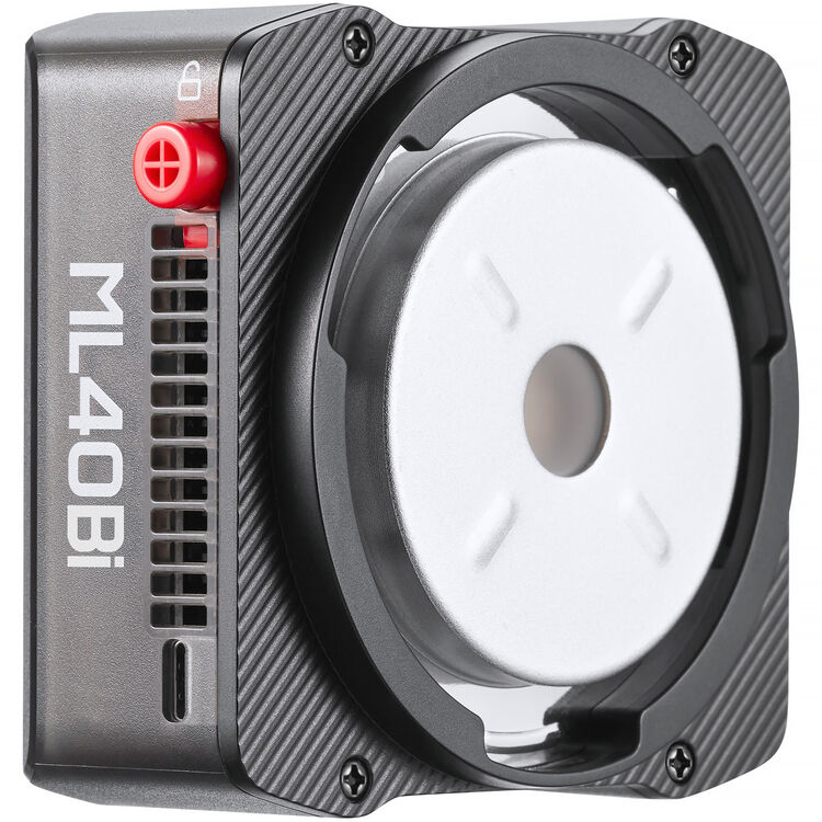 Godox Portable LED Video Light with 'ML40Bi' branding on a gray background
