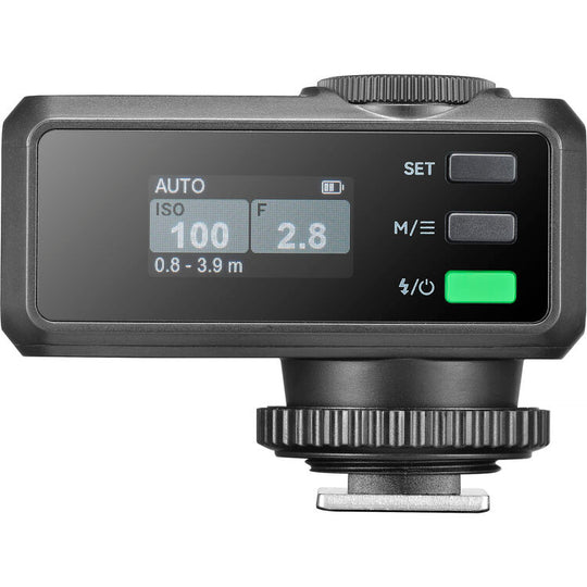 Godox iM30 Pro Camera Flash with digital display on a white background