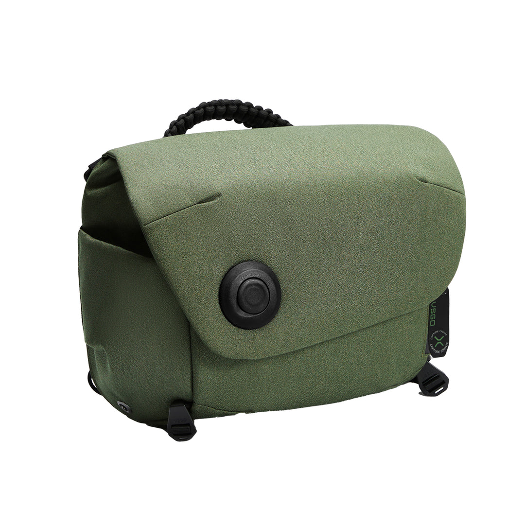 Green VSGO Black Snipe CASUAL Series Roaming 6L bag with a 'VSGO' branding on a white background