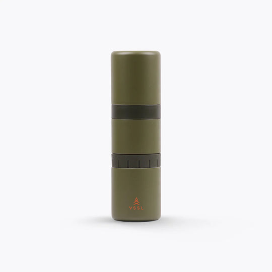 Green VSSL Nest Pour Over Coffee Kit on a white background