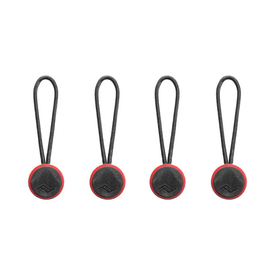 Peak Design Anchor 4-Pack on a white background, red/black color