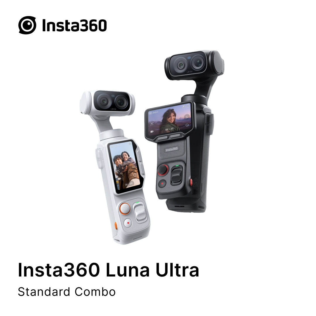 Insta360 Luna Ultra Standard Combo on a white background