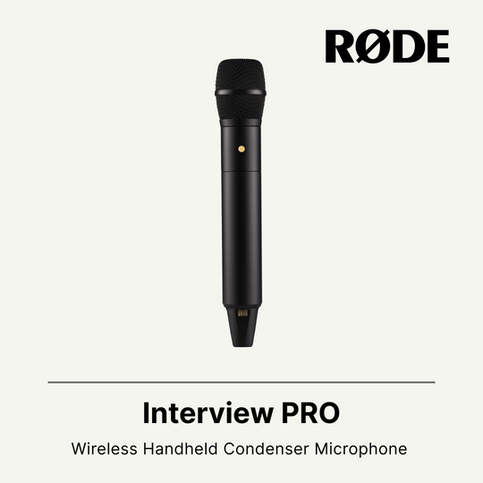 RODE Interview PRO Wireless Handheld Condenser Microphone