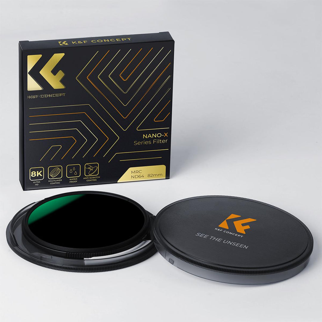K&F Concept Nano-X Series ND Filter ND64 (6-Stops) Filter Fixed Neutral Density Filter