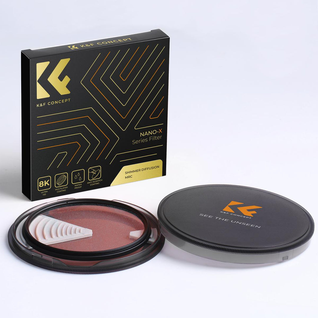 K&F Concept Nano-X Series Shimmer Diffusion 1 Filter Optical Glass Glimmer Effect Filter
