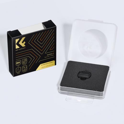 K&F Concept Nano-X Series 1/4 Black Diffusion Filter with Green Coating for DJI Osmo Pocket 3