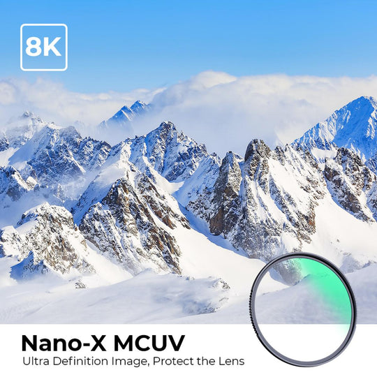 K&F Concept UV Filter Nano-X Series German Optical Glass Green Coating Scratch Resistant