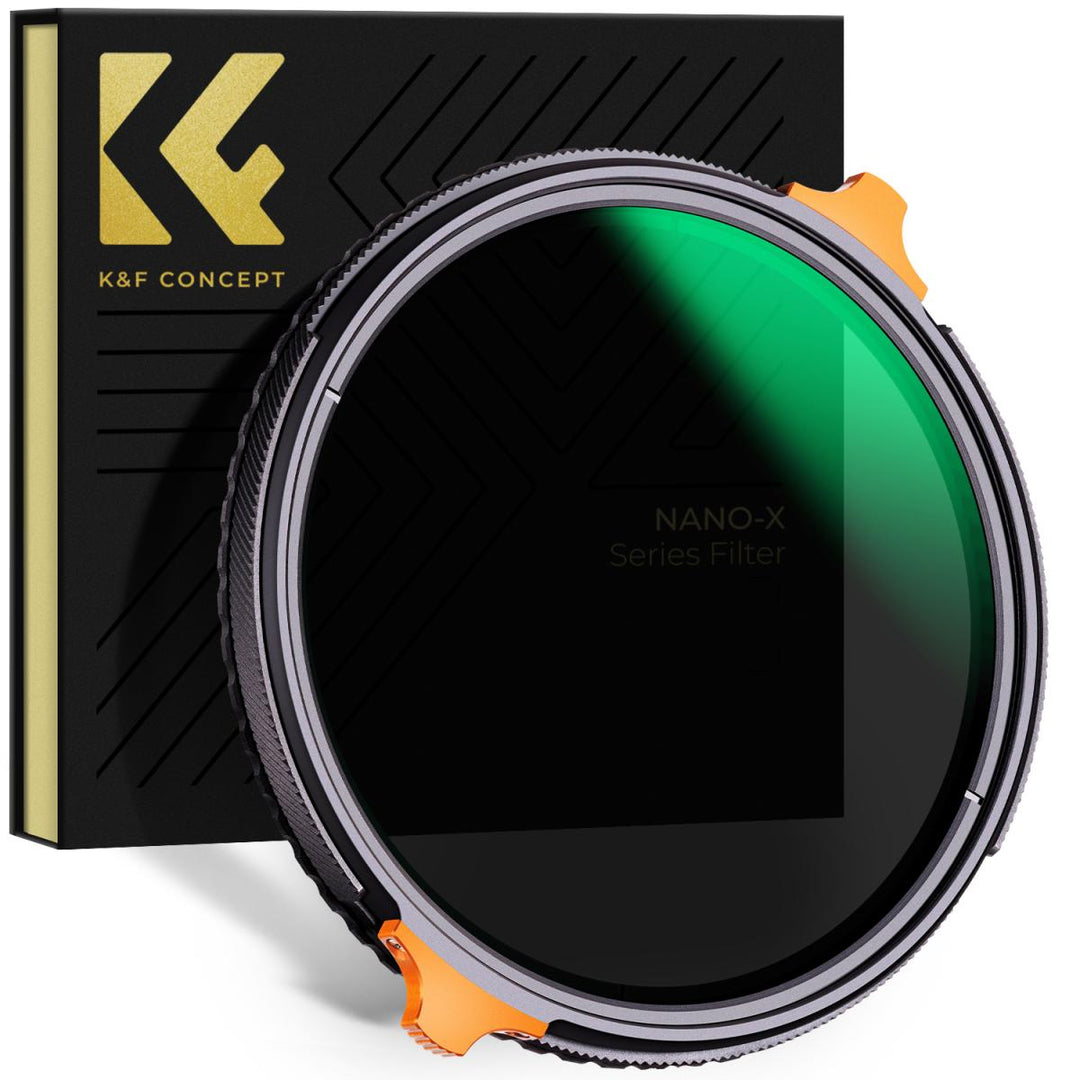 K&F ND4-ND64 (2-6 Stop) Variable ND Filter and CPL Circular Polarizing Filter 2 in 1