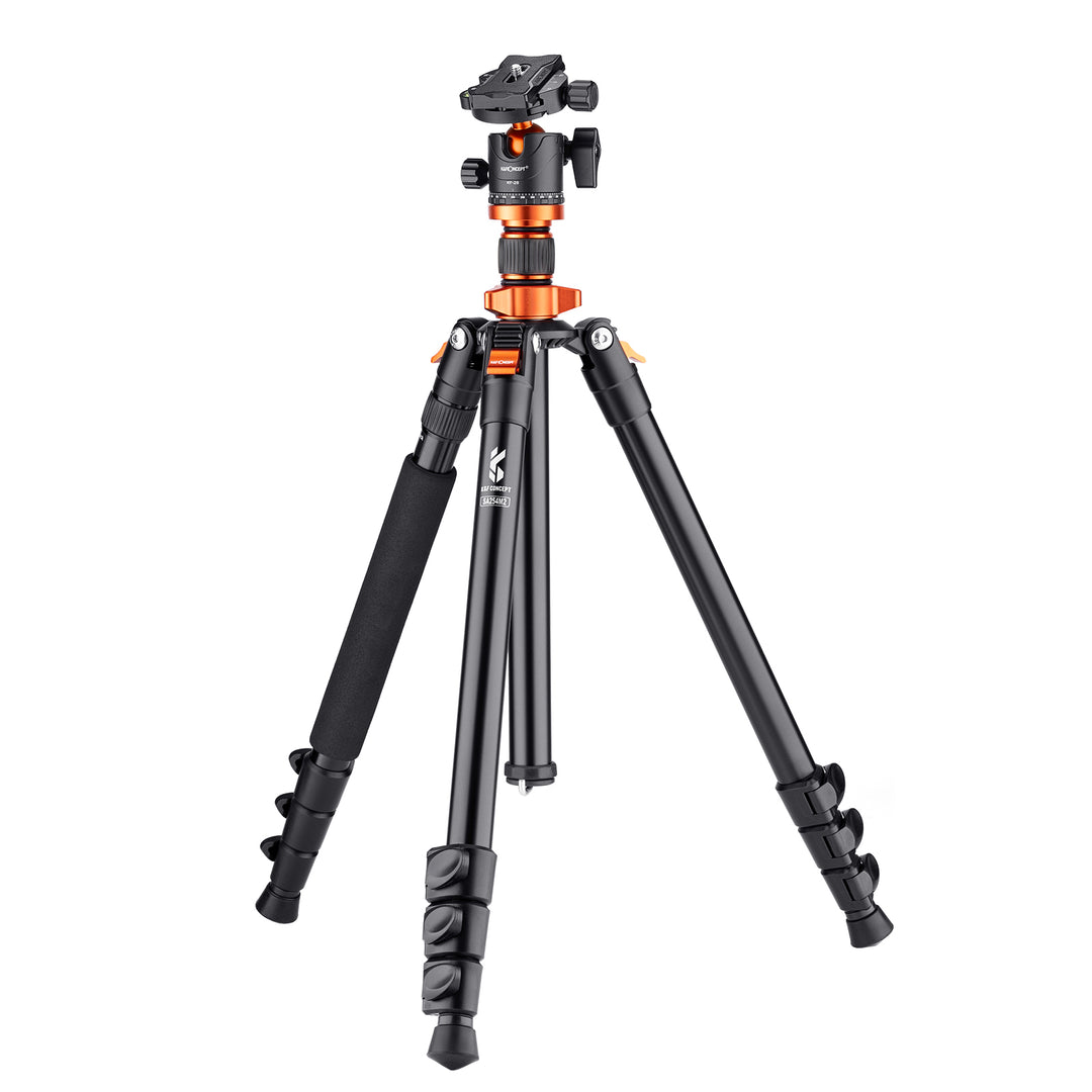 K&F Concept SA254M2 DSLR Camera Aluminum Tripod with Monopod and Ball Head Kit