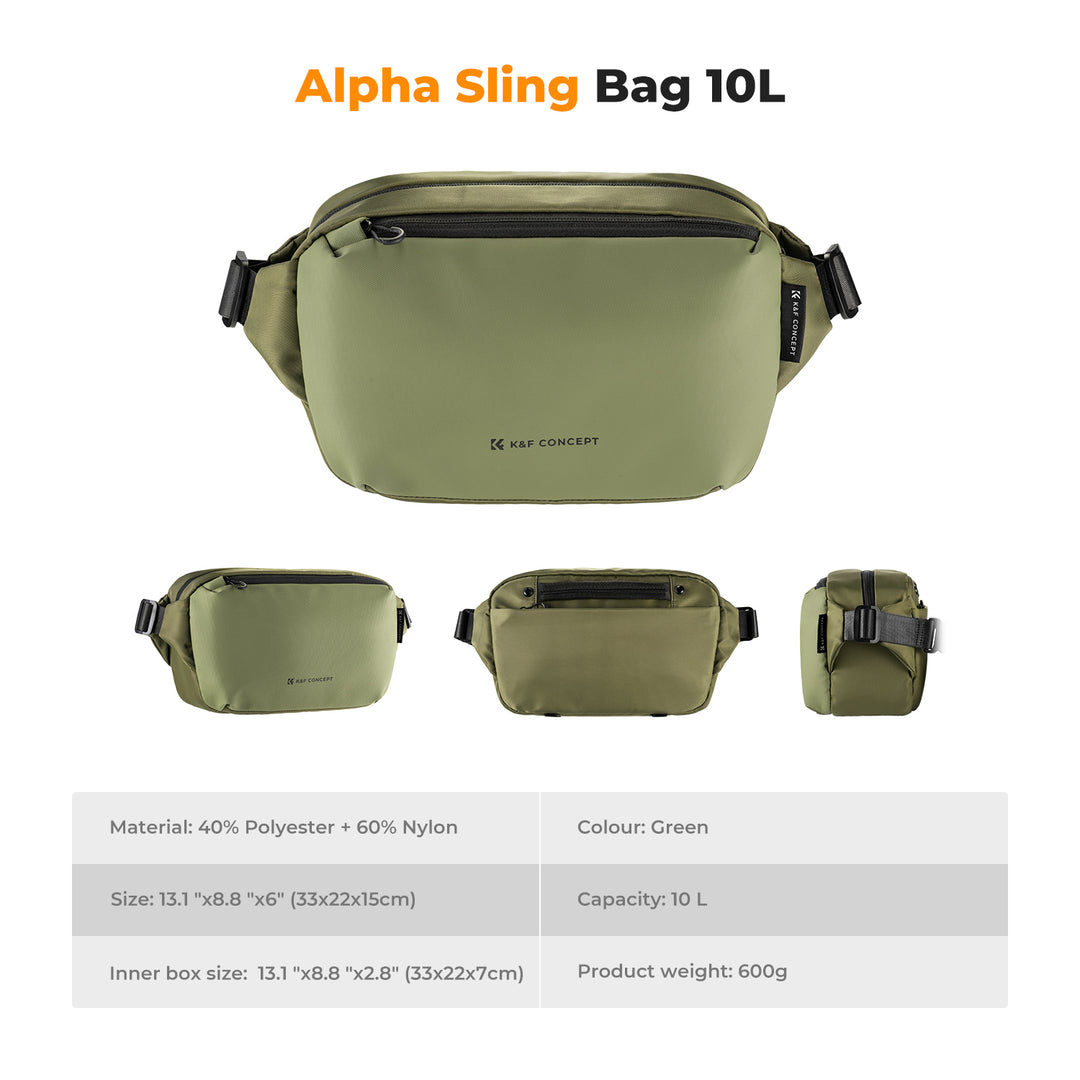 K&F Concept Alpha Camera Sling Bag 10L