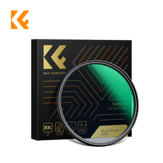 K&amp;F 概念蓝色条纹滤光片 (2mm) 光学玻璃 Nano-X 系列