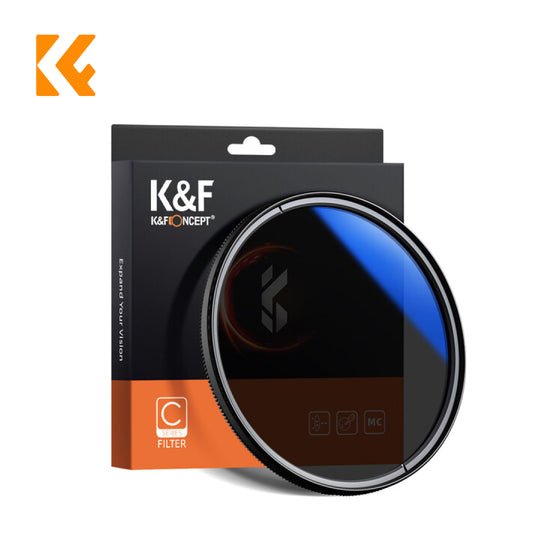 K&F Concept CPL FILTER Circular Polarizing Filter Japan Optics Protection Filter Multi Coat Slim Frame 43 | 52 | 62 | 67 | 77 | 82 43mm - 82mm 72mm