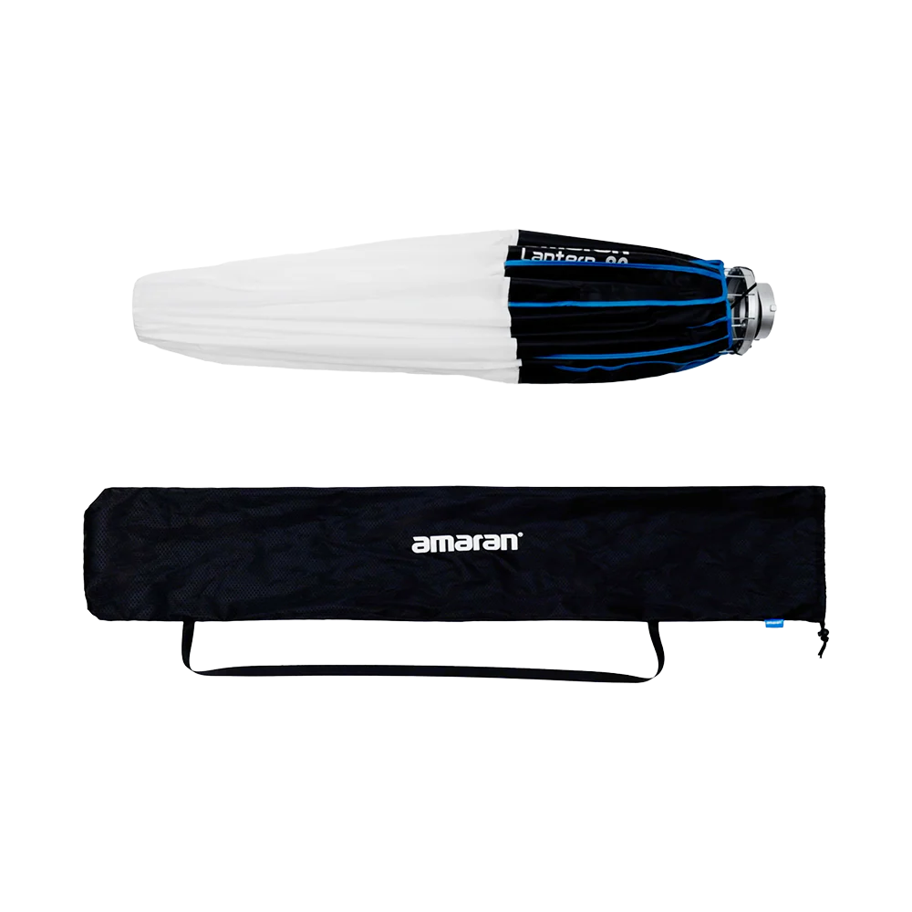 Light modifier with 'Amaran' branding on a white background