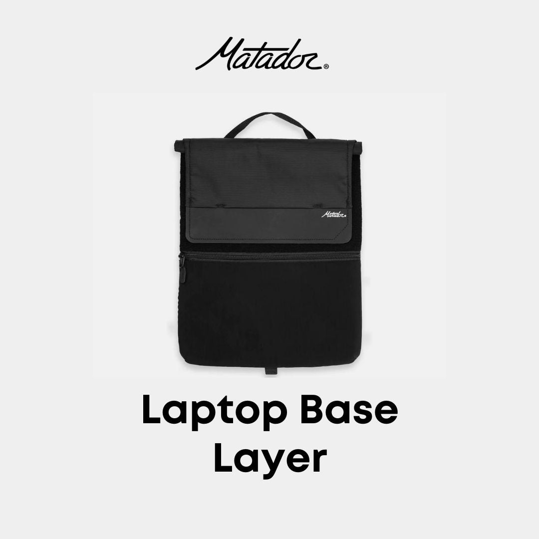 Matador Laptop Base Layer on a grey background with matador logo.