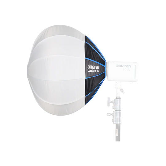 Latern65 Photography softbox with 'amaran' branding on a white background