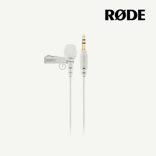 Rode Lavalier GO Omnidirectional Lavalier Microphone for Wireless GO Systems (White)