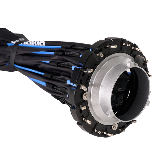 Close-up of a amaran light dome 60 soffbox on a white background