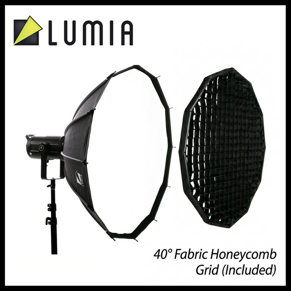 Lumia Quick Setup 65/85/105cm Octagon Softbox with Grid | Bowens Mount