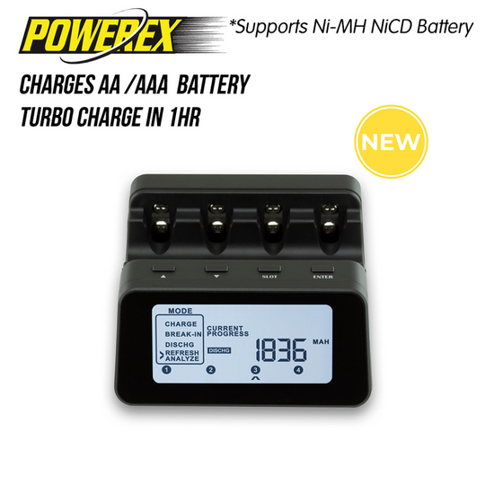 Powerex MH-C9000 PRO C9000 C9000PRO 专业 AA/AAA 镍氢电池充电器分析仪
