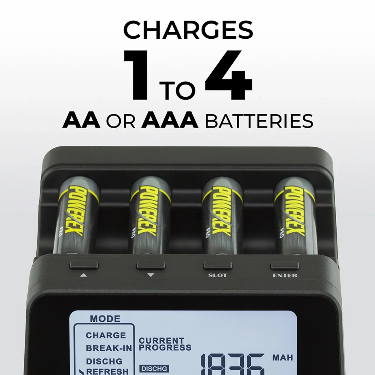Powerex MH-C9000PRO Professional AA/AAA Battery Charger-Analyzer