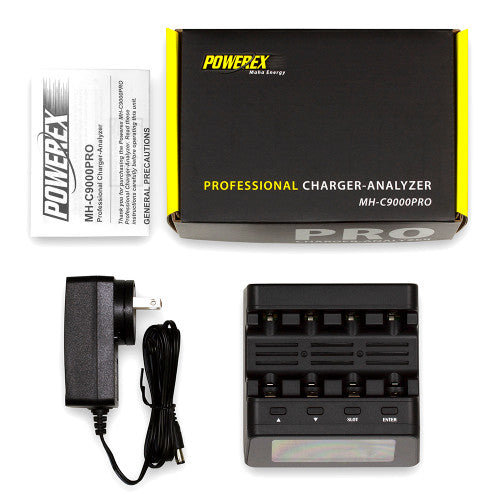 Powerex MH-C9000 PRO C9000 C9000PRO 专业 AA/AAA 镍氢电池充电器分析仪
