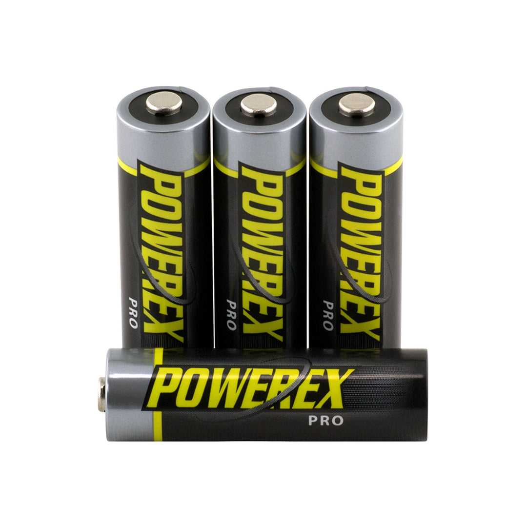 Powerex Pro 预充电 AA 可充电镍氢电池 2700mAh（4 块装） 